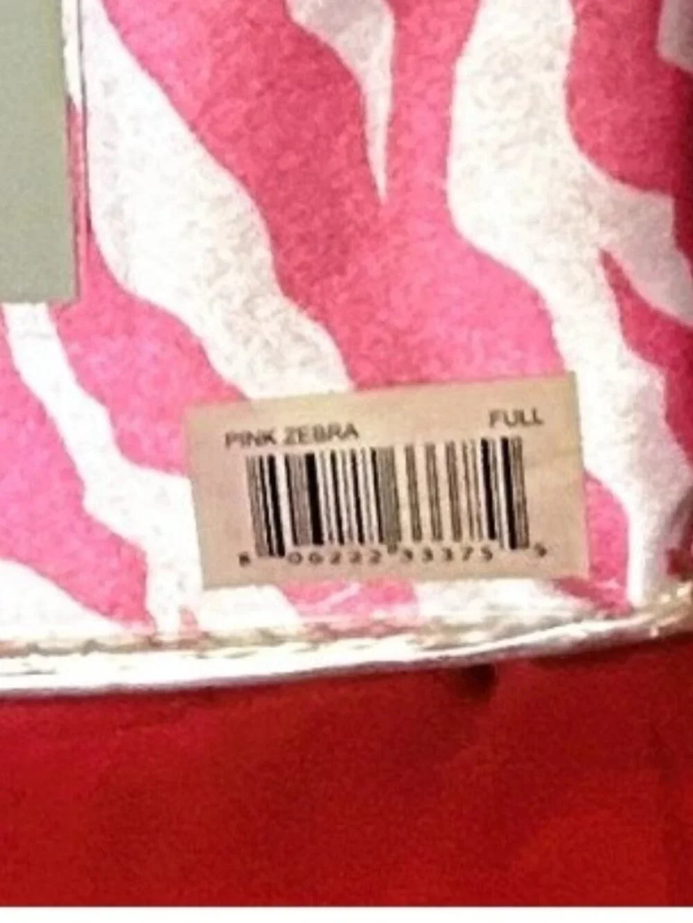 New~Satin~FULL size~Pink ZEBRA animal prints~4 Piece bed Sheet Set